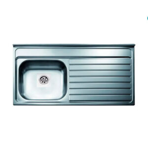 FREGADERO KAF ACERO INOXIDABLE 100 X 50 1 POZO